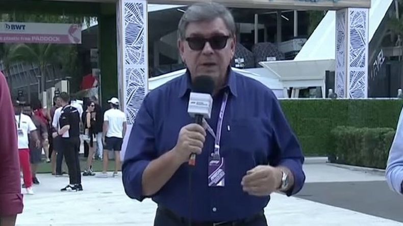 Polémica en la Fórmula 1 por no largar con lluvia y la calentura del periodista Fernando Tornello