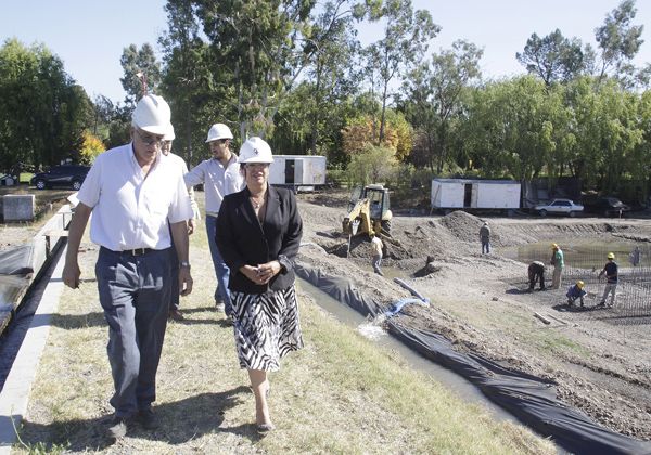 Avanza la obra del Plan Director de Agua en Allen