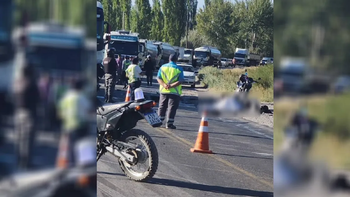 La fatalidad, otra vez en la Ruta 151. Un motociclista perdió la vida. Foto: Gentileza&nbsp;