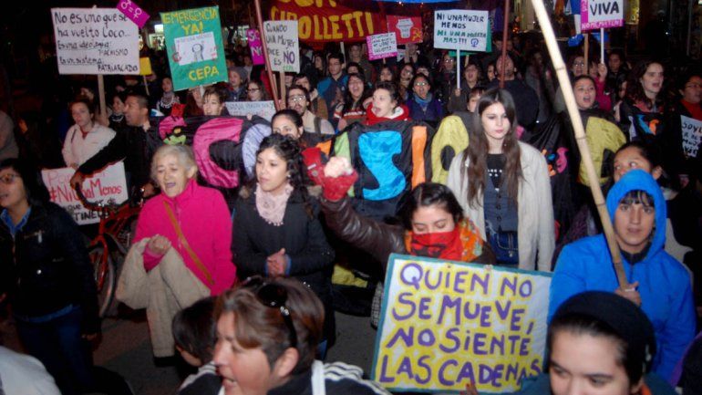 Las mujeres vuelven a marchar por el Ni Una Menos