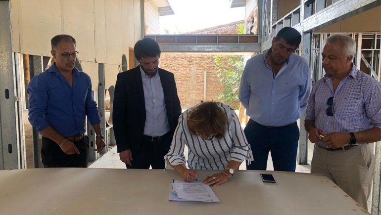 Reactivaron las obras en el jardín de infantes del predio de la 293