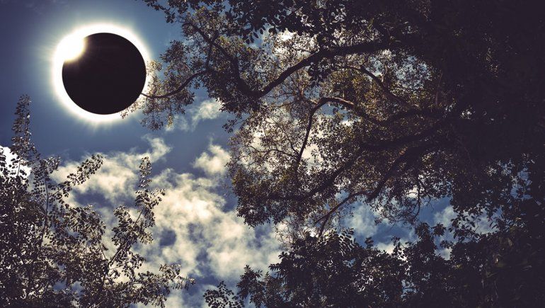 Los rionegrinos compartieron sus imágenes del eclipse solar
