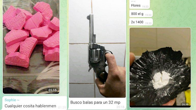 Los cipoleños usan Telegram para conseguir drogas, armas y sexo