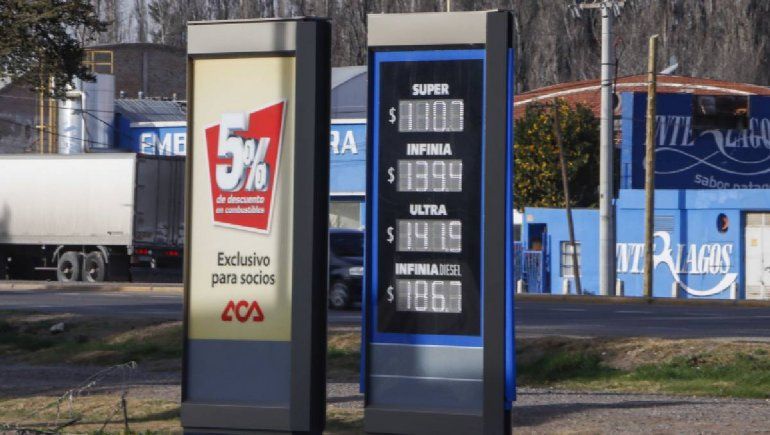 Tras el aumento, así quedaron los precios de los combustibles en Cipolletti