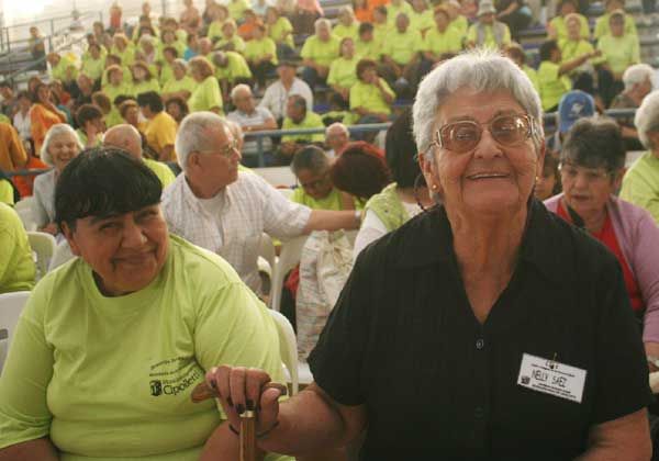 Los adultos mayores dan el ejemplo