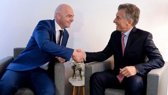 Macri fue designado como presidente de la Fundación FIFA
