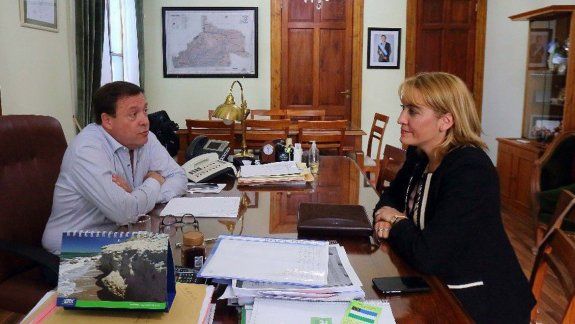 Weretilneck recibió en su despacho a la diputada macrista Matzen.