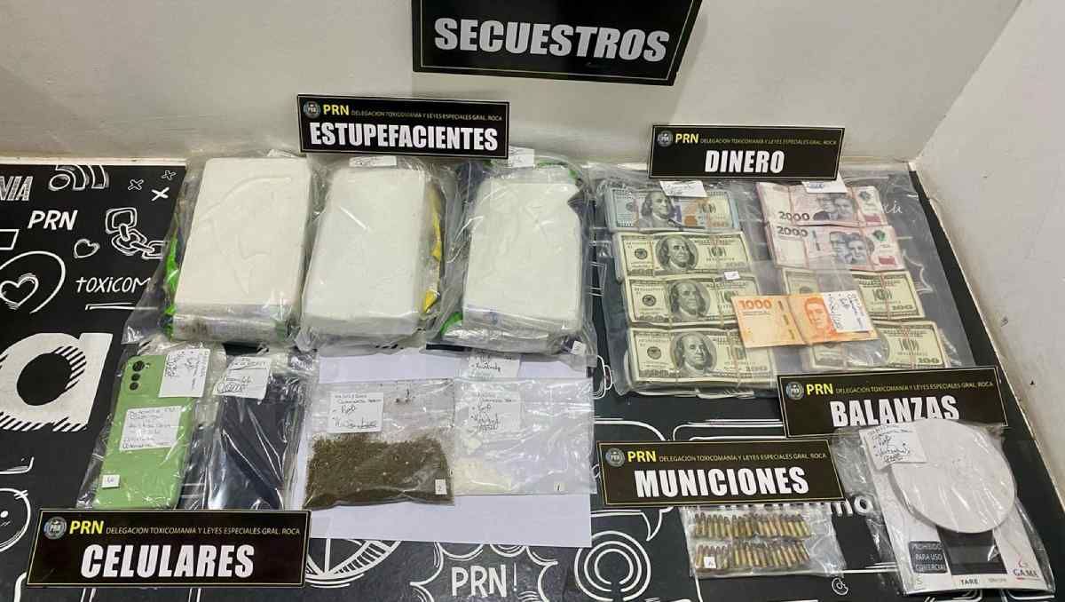 El cargamento narco tenía un valor de mercado de 45 millones de pesos.