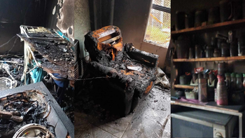 El fuego consumió por completo la vivienda en tan solo 15 minutos. El fuego consumió por completo la vivienda en tan solo 15 minutos.