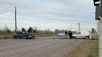 El accidente se produjo entre Cipolletti y Fernández Oro.