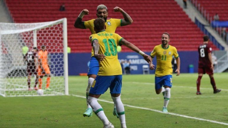 Brasil goleó a Venezuela&nbsp;