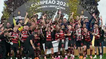 Flamengo celebra su cuarta Copa Libertadores.