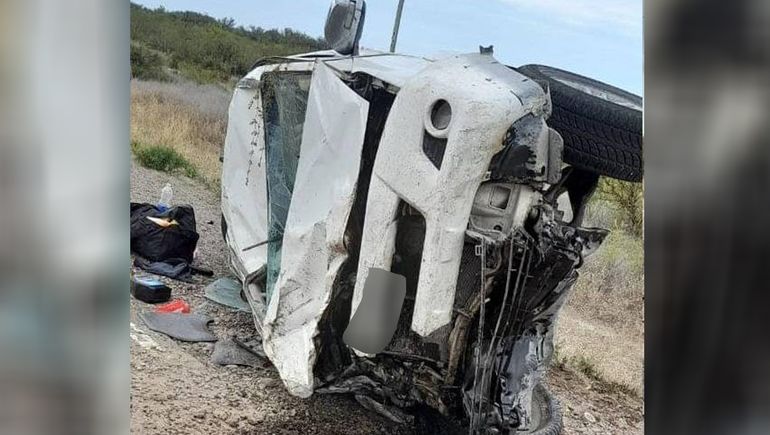 Caso Solano: chocó y volcó una camioneta que trasladaba a uno de los condenados