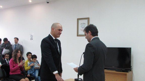 Márquez Gauna juró ante el presidente del STJ, Ricardo Apcarián.
