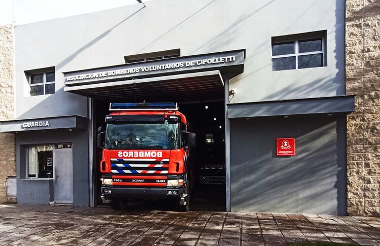 Los bomberos de Cipolletti