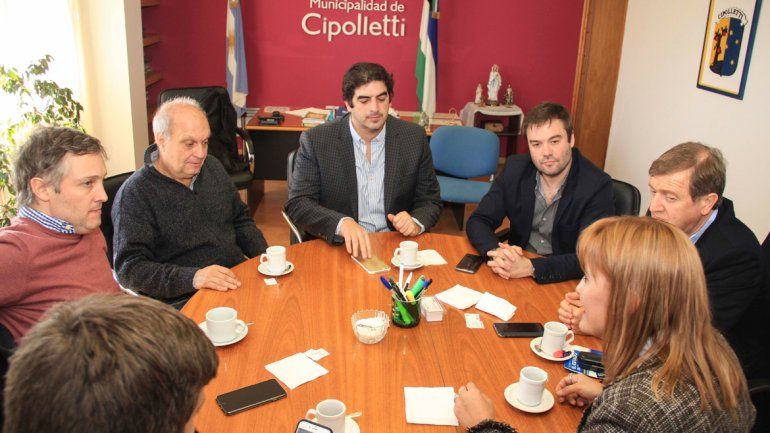Tortoriello recibió a Lombardi y De Andreis