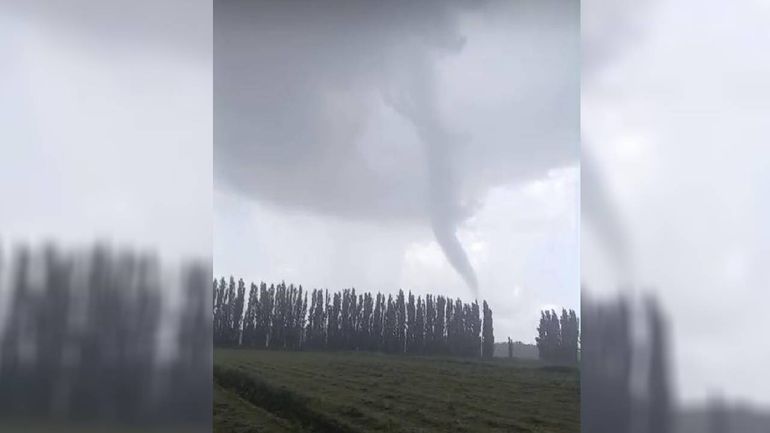 El tornado pasó por la zona rural de Luis Beltrán. 