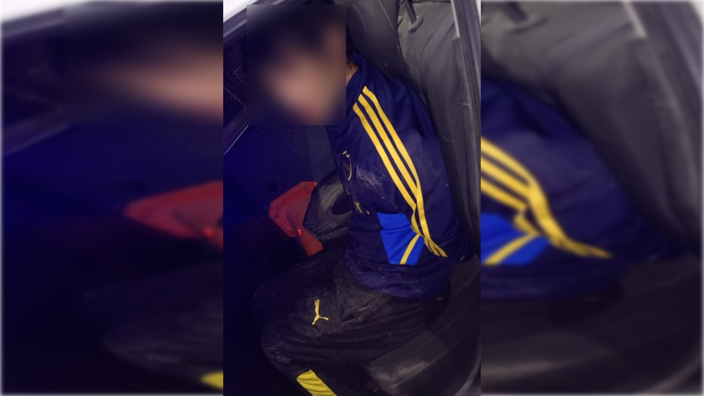 El joven fue detenido por personal de Unidad 24° en calle Venezuela. Foto: Gentileza.