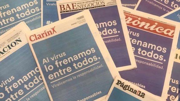Los diarios del país unidos contra el coronavirus