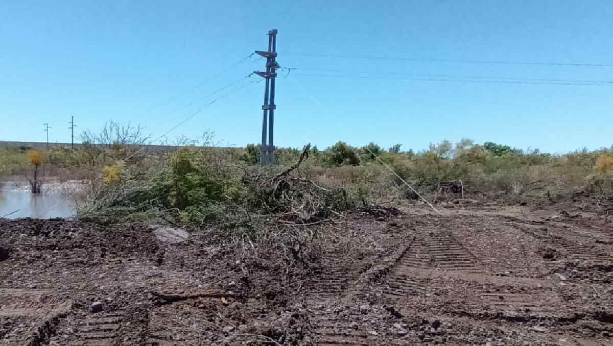 Edersa normalizará el servicio en Catriel, luego de la crecida del río Colorado.