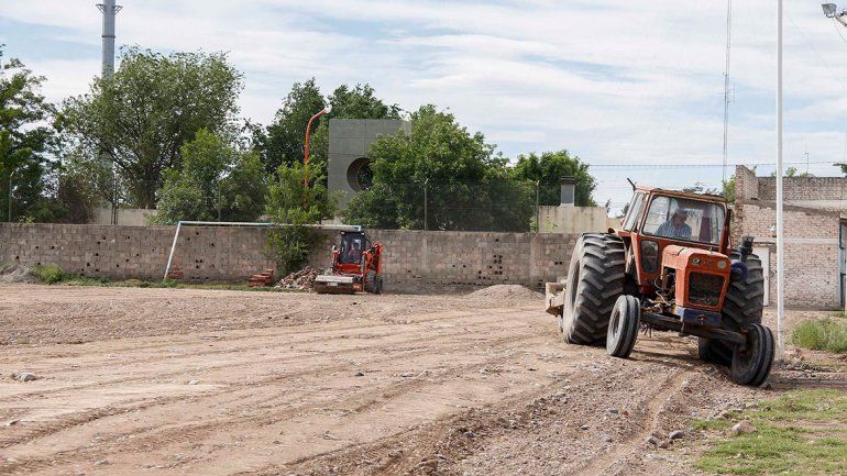 San Martín puso manos a la obra en su cancha auxiliar