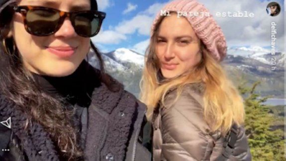 ¿Delfina Chaves mostró a su amor en Bariloche?