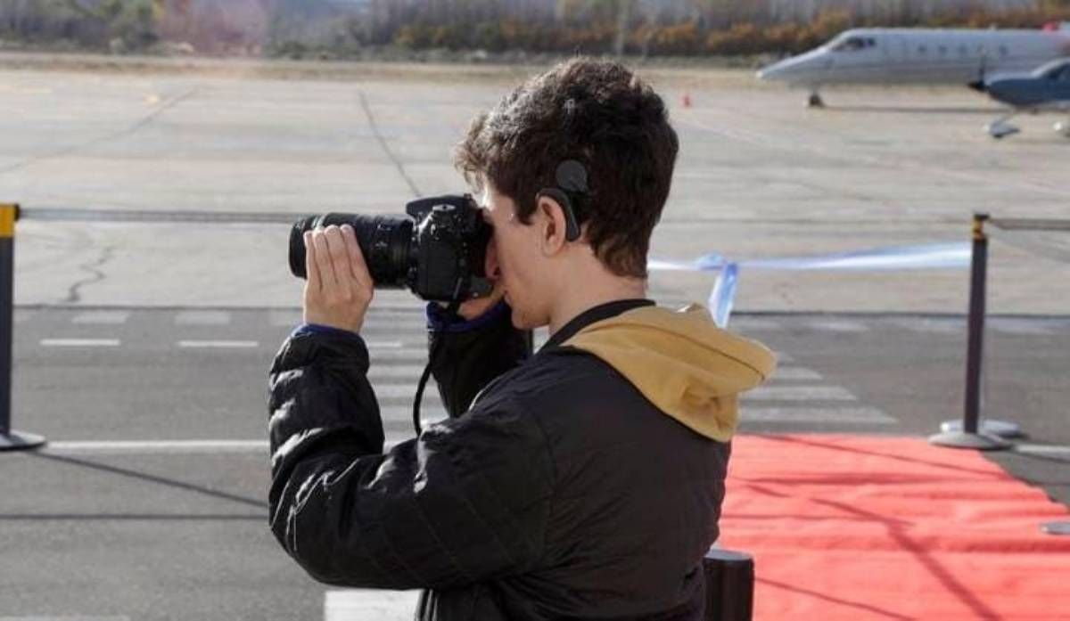 Valentín, un apasionado de las fotos.