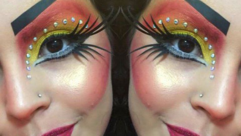 Los videos sobre los secretos del maquillaje que Azul Sad sube a la web alcanzan las 10 mil reproducciones en una semana.