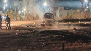El siniestro ocurrió minutos antes de las 19 de este domingo. Foto: Gentileza. El siniestro ocurrió minutos antes de las 19 de este domingo. Foto: Gentileza.