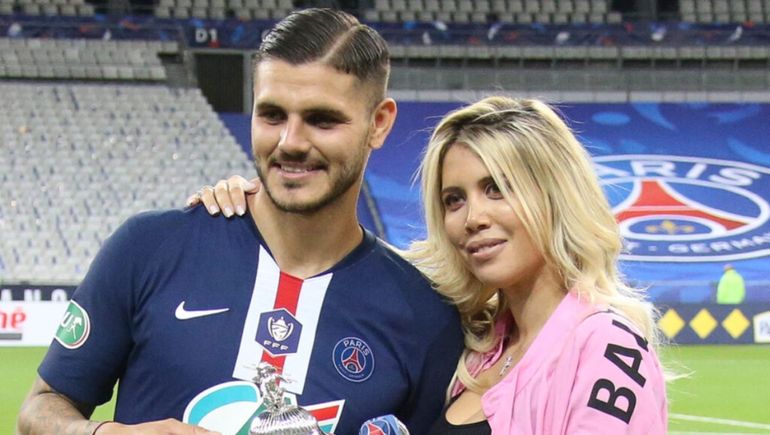 Wanda Nara junto a Mauro Icardi