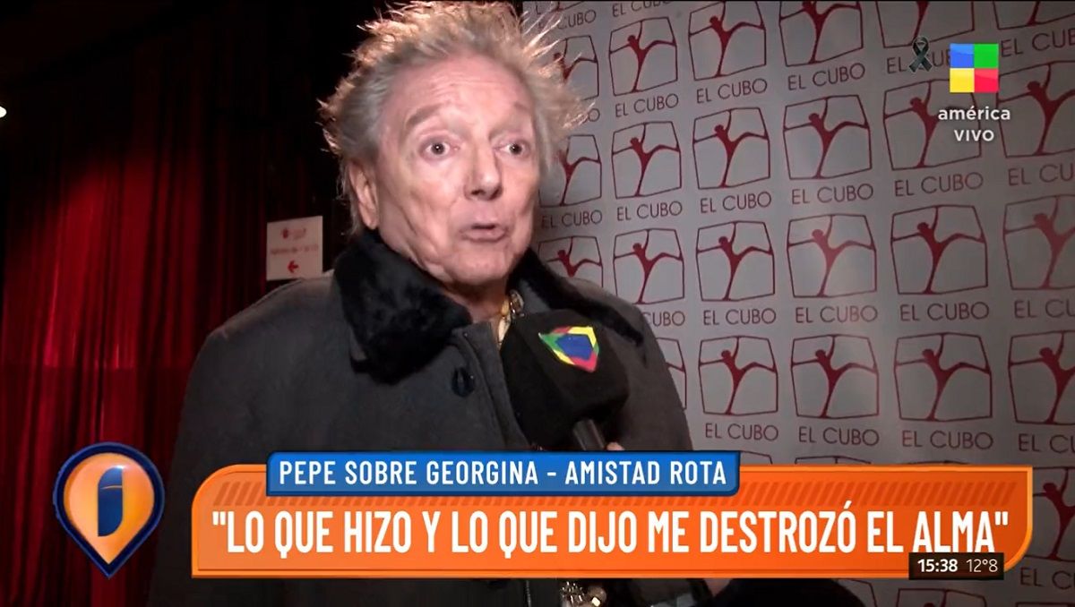 Pepe Cibrián contra Georgina: Me destrozó el alma