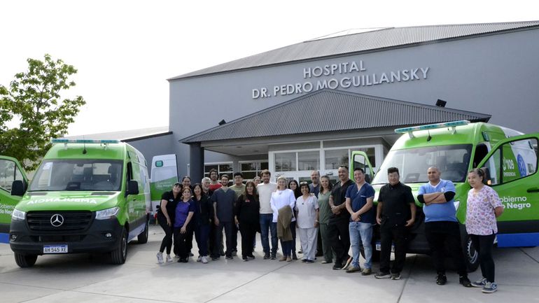 Llegaron a Cipolletti las nuevas unidades equipadas para el Hospital.