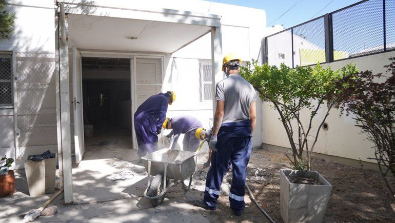 Arrancaron los trabajos de refacción en el Registro Civil de las 1200 Viviendas