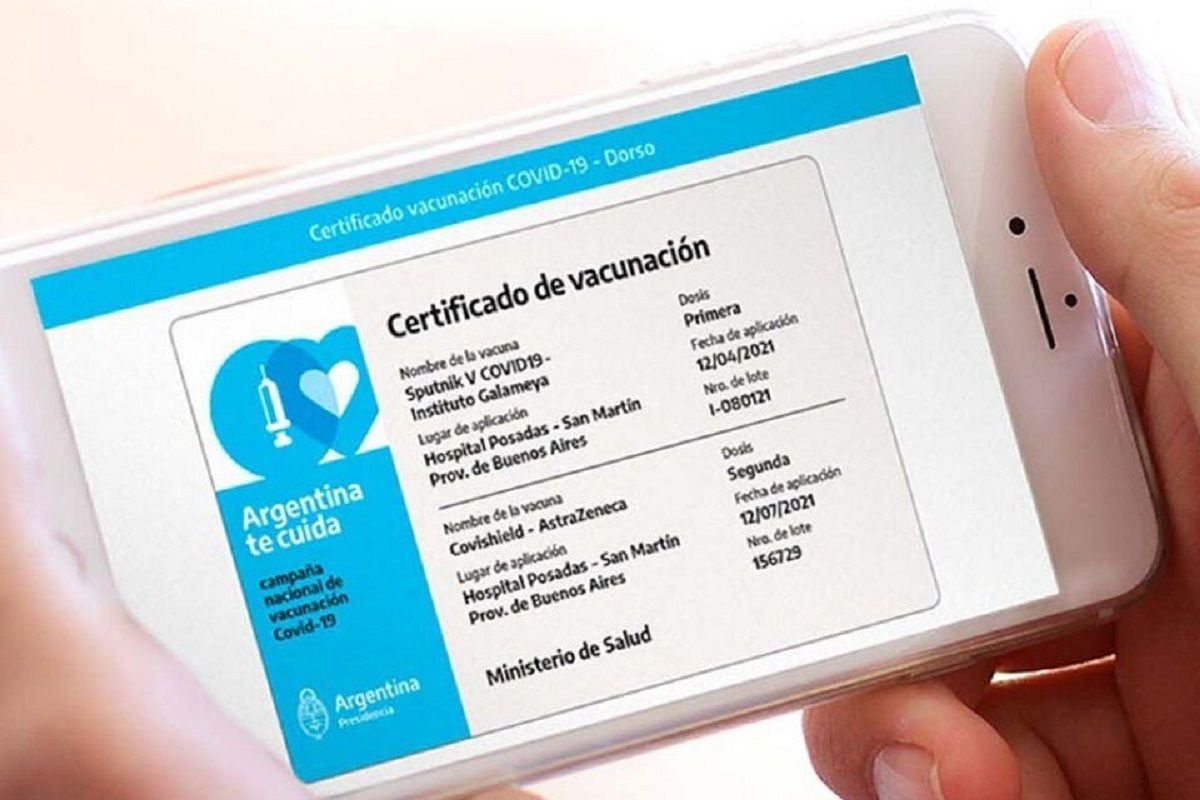 Se implementará el pase sanitario a partir del 1 de enero.