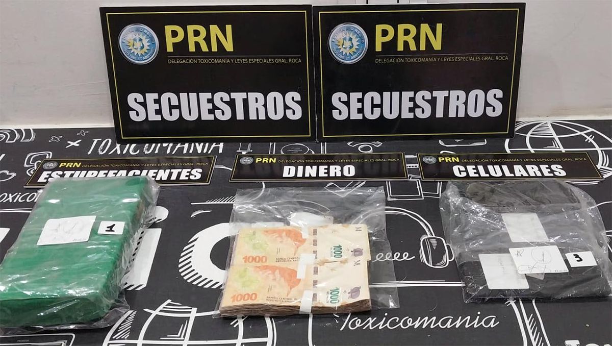 Atraparon a taxista neuquino con un kilo de cocaína en un control