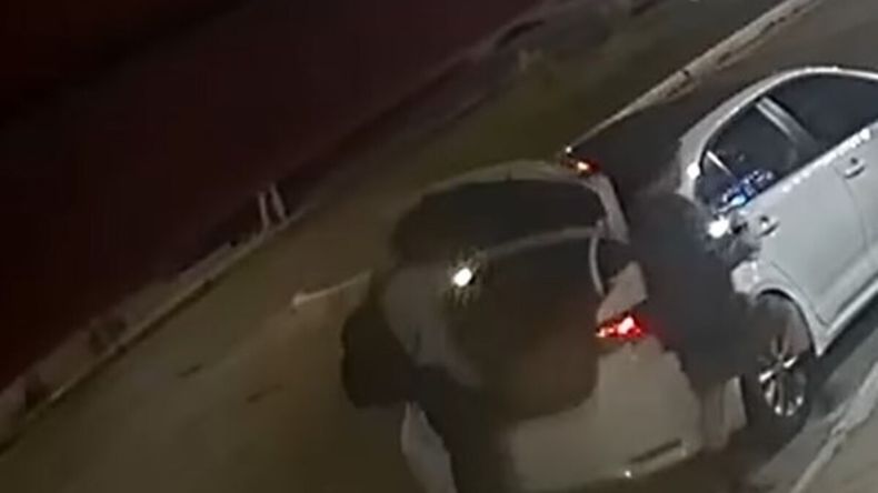 Video: así fue el encuentro entre el autor del doble femicidio en Córdoba y el chofer desaparecido