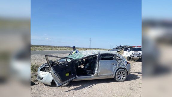 Beba de 9 meses murió y su madre está grave tras un vuelco en la 237