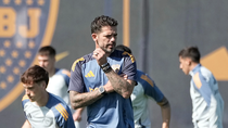 Fernando Gago ya tuvo dos prácticas al frente del plantel.