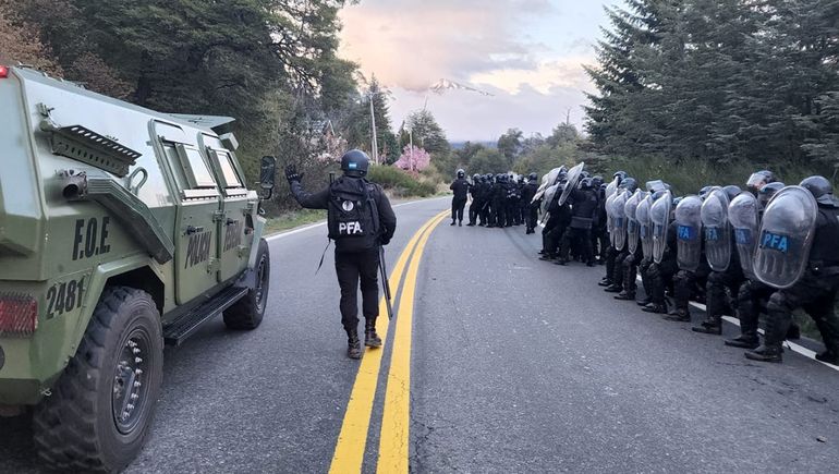 Villa Mascardi: Fuerzas Federales desalojan el predio ocupado por mapuches