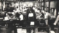Histórica imagen de la empresa fundada en 1969 por los hermanos Bautista y Pablo Boschi.