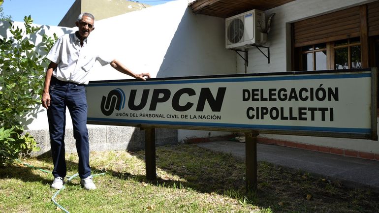 El dirigente Miguel Lacalle no oculta la satisfacción que siente por las instalaciones propias de la delegación local de UPCN.