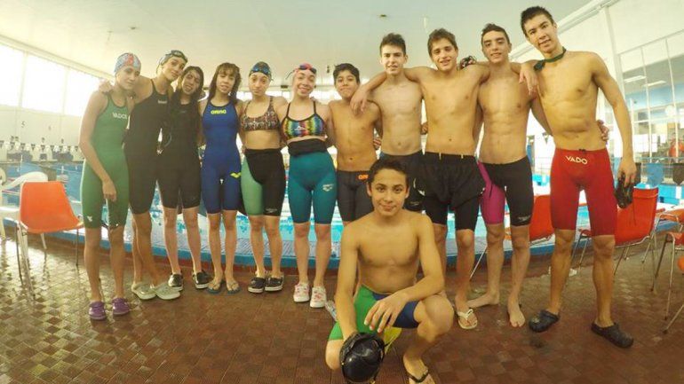 Equipo completo de Río Negro que hizo historia en los 11º Epade y se impuso en el medallero de ambas ramas.