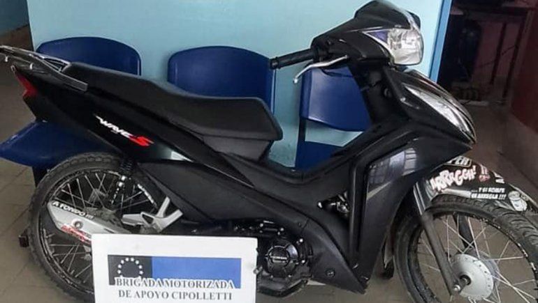 Oro y Cipo en acción: recuperaron dos motos robadas en 24 horas