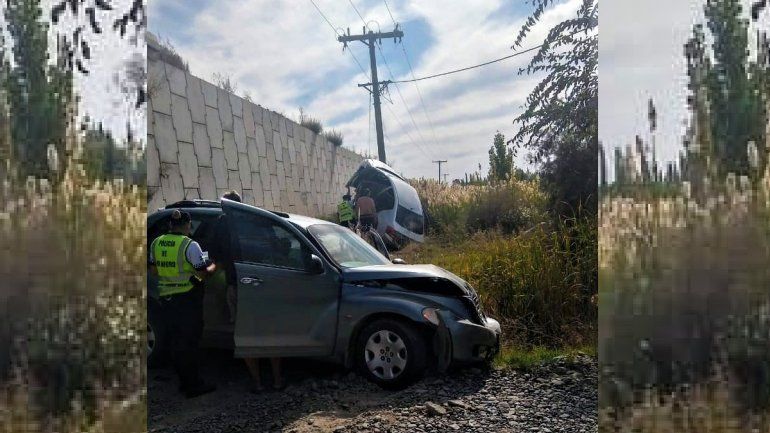 Otro choque en un peligroso tramo de la Ruta Nacional 22