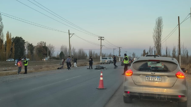 El choque se registró minutos después de las 18.00 horas sobre la Ruta Chica a escasos metros del Puente 83. El choque se registró minutos después de las 18.00 horas sobre la Ruta Chica a escasos metros del Puente 83.