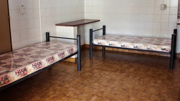 Armaron clínica para atender a pacientes con síntomas 