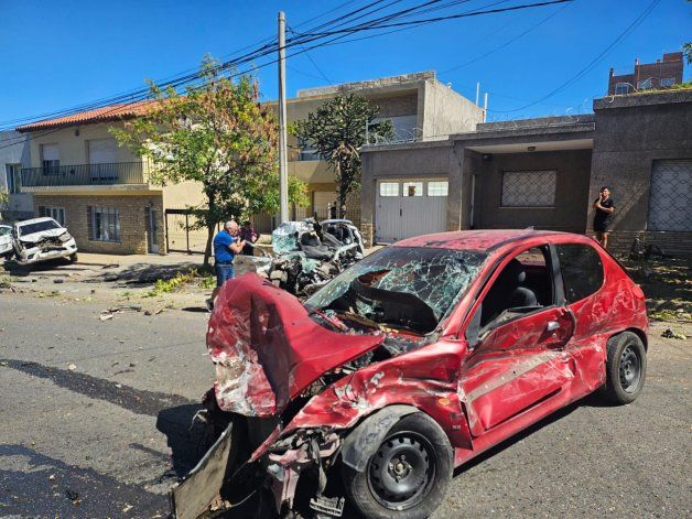 Parece una zona de guerra