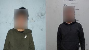 La pareja fue descubierta por personal de seguridad privada del comercio. Foto: Gentileza. La pareja fue descubierta por personal de seguridad privada del comercio. Foto: Gentileza.