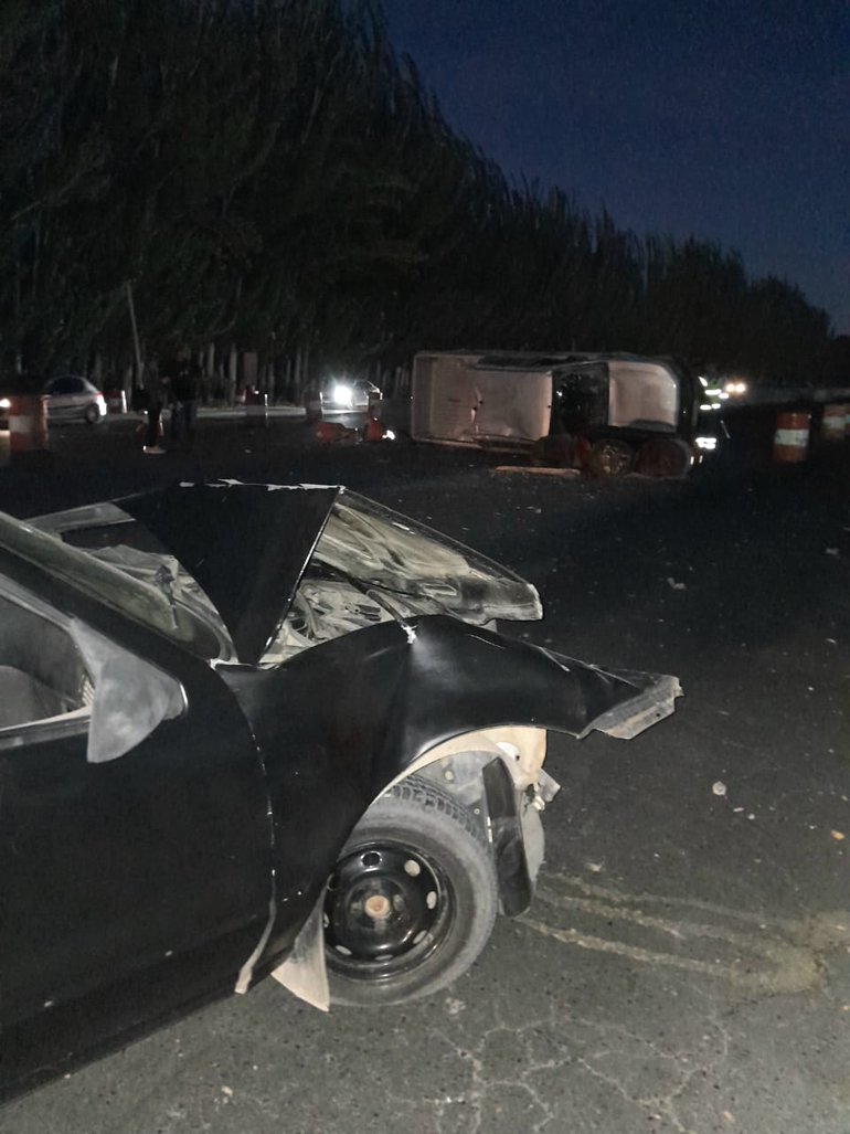 Impresionante choque y vuelco en la Ruta 22: ¿el conductor iba alcoholizado?