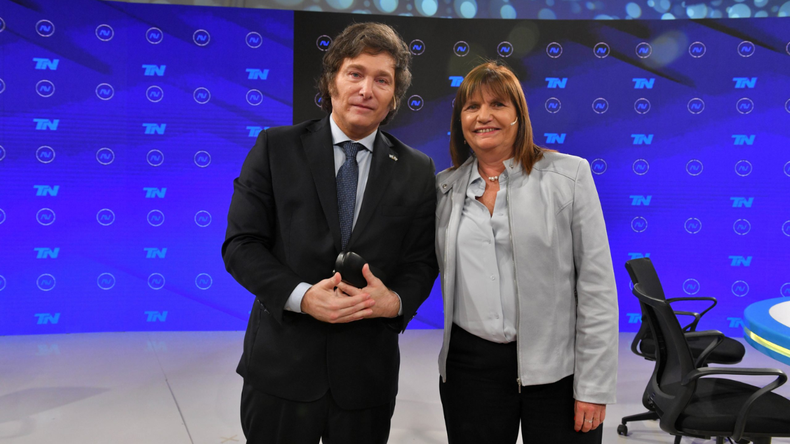Javier Milei y Patricia Bullrich